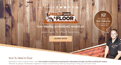 Desktop Screenshot of howtosandafloor.com